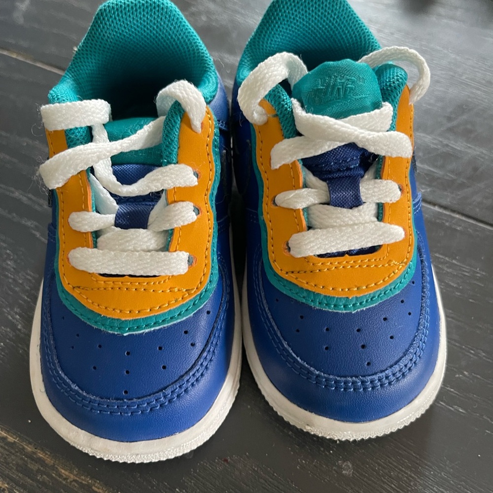 originals nike force 1 LV81 DBL (TD) BV1086 400 toddler s4 sneakers indigo force
